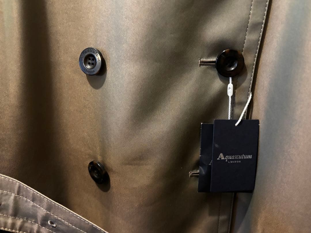 静様　新品未着用　アクアスキュータムトレンチコート 8（M）サイズ　レディース