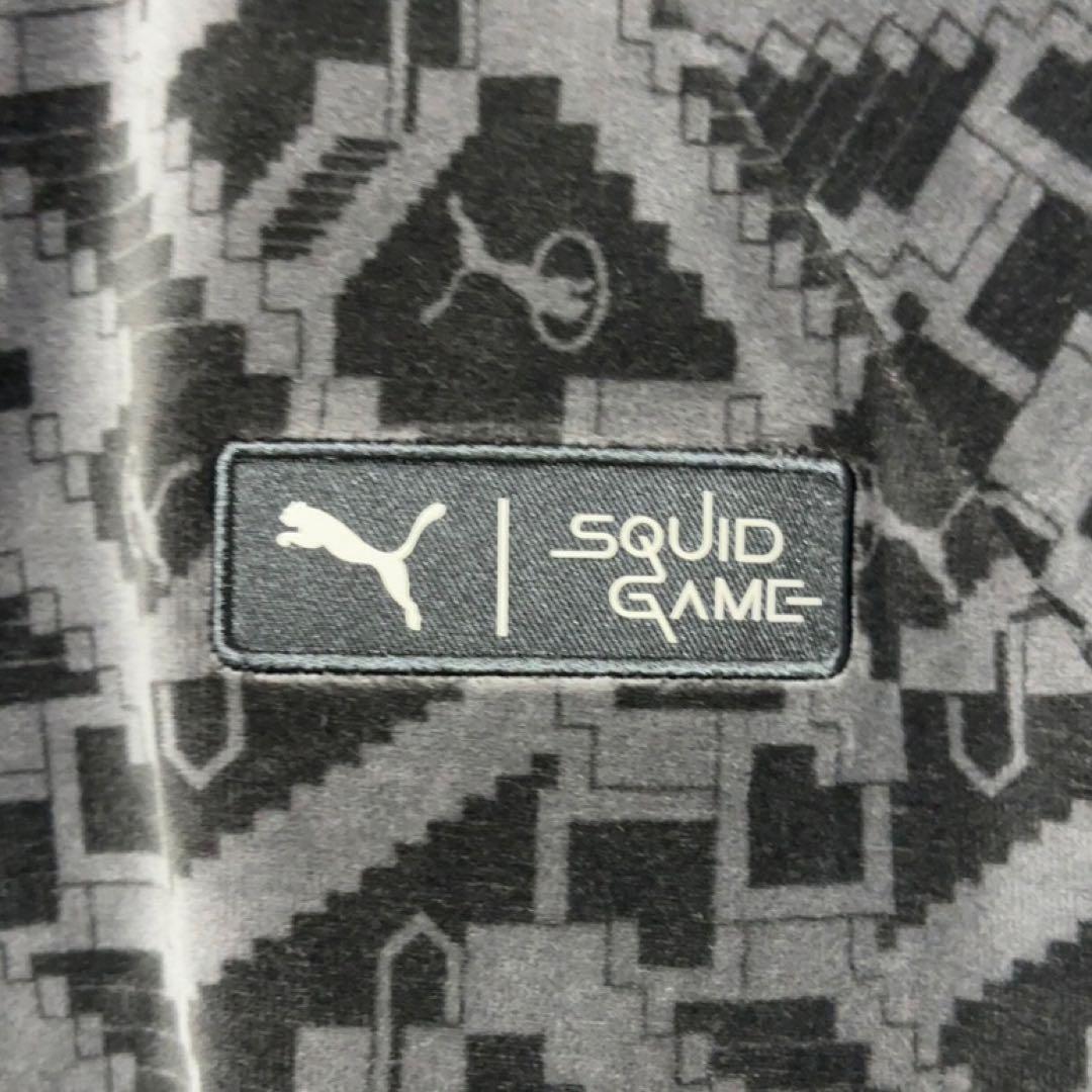 新品 プーマ イカゲーム T7 ベロアトラックジャケット セットアップ US S