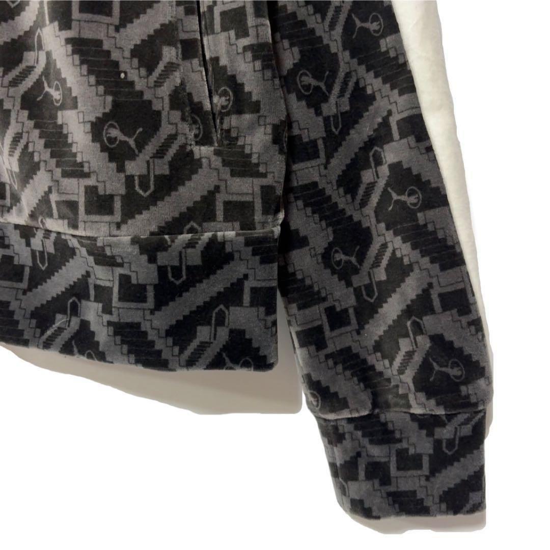 新品 プーマ イカゲーム T7 ベロアトラックジャケット セットアップ US S