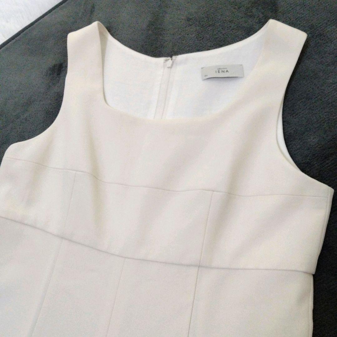 23SS メゾンイエナ コンパクトツイルサロペット オールインワン 38