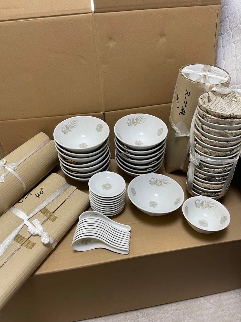 中華皿　スープ皿 お椀 醤油皿 レンゲ　まとめ売り