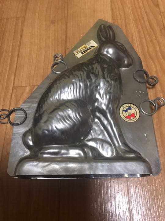 チョコレートモールド　メタルチョコレートヴィンテージ マトファーうさぎイースター