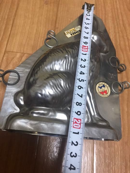 チョコレートモールド　メタルチョコレートヴィンテージ マトファーうさぎイースター