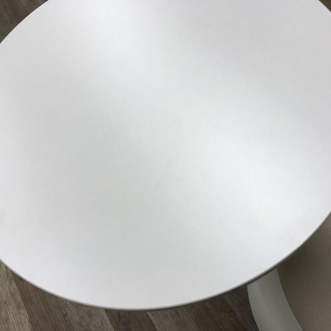 【展示品2025年製】オカムラ　クレイドル　テーブル付きスツール　ベージュ