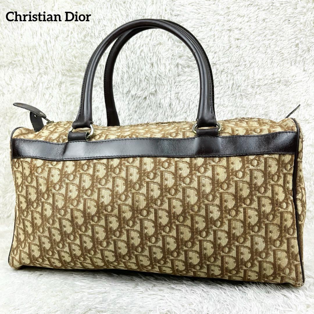 【美品】クリスチャンディオール トロッター ボストンバッグ