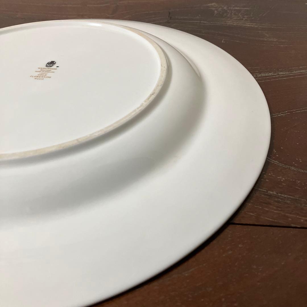 ウェッジウッド　廃盤　フロレンティーン　ゴールド　太皿　34cm