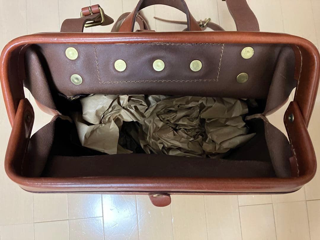 【美品】HERZ ラックスリュック　キャメル　Wサイズ