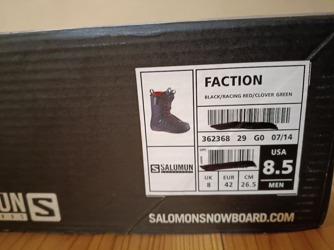 Salomon Faction スノーボードブーツ 8.5