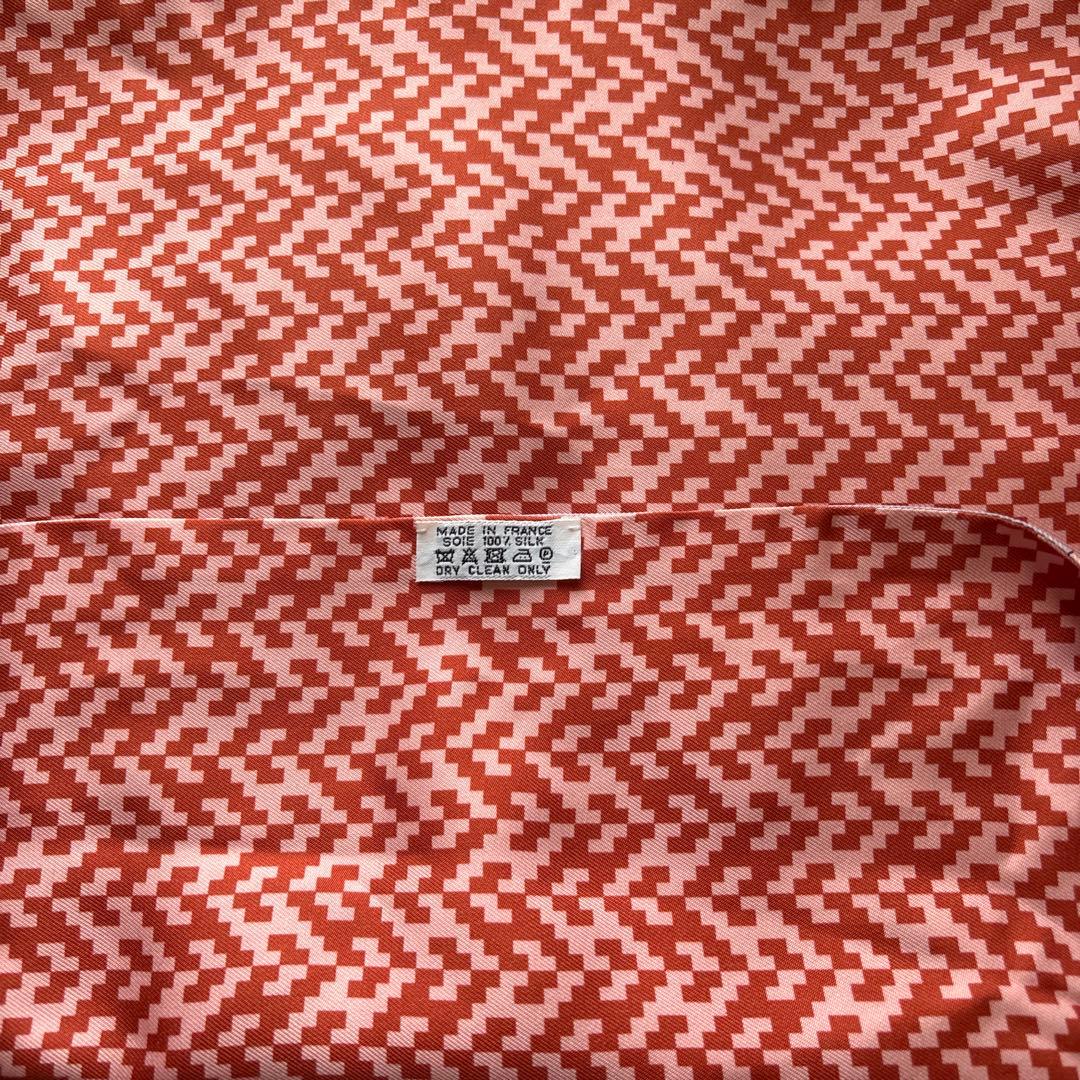 HERMES シルクスカーフ 馬と女性デザイン