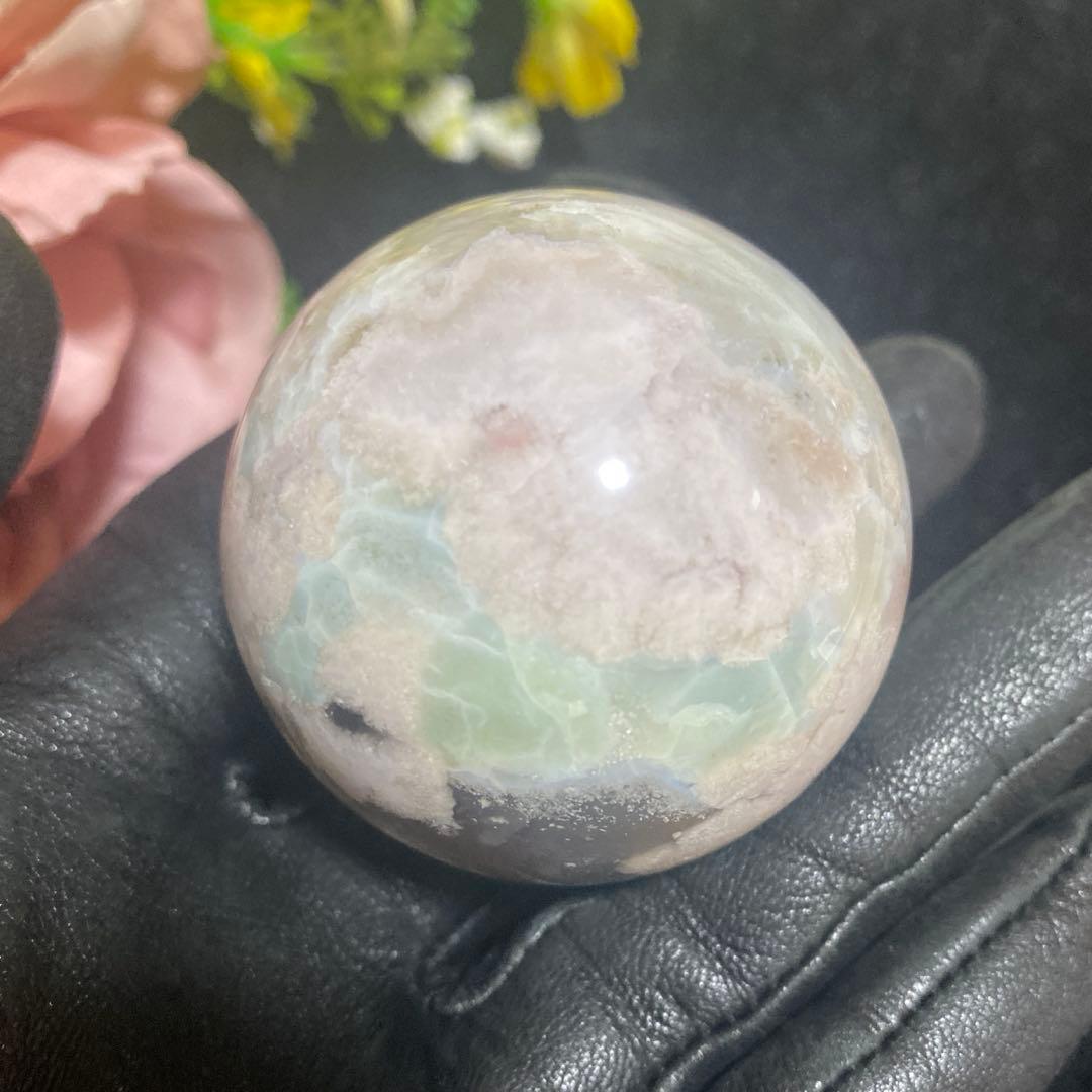 グリーン桜瑪瑙 スフィア 46.2mm