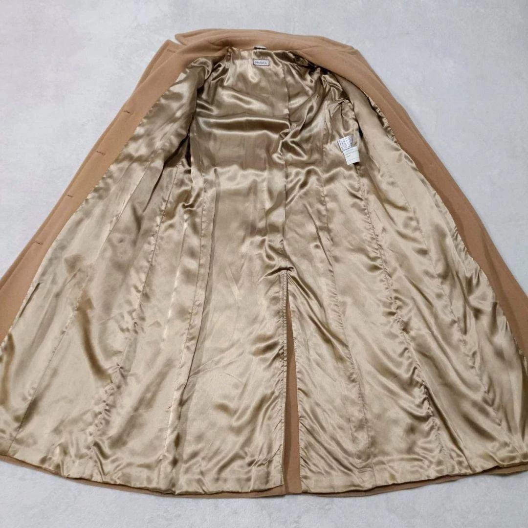 【美品】MaxMara MAX&Co. ベルテッドコート アンゴラ混 ベルト付き