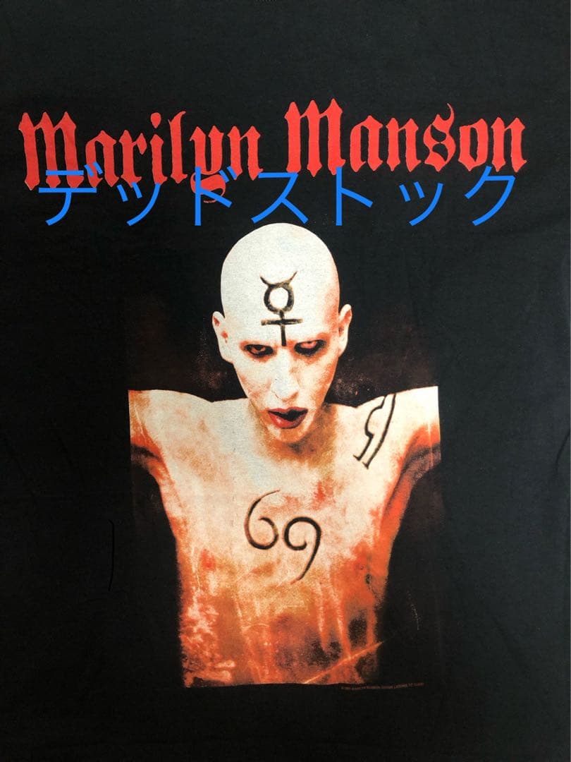 デッドストックMarilyn Manson 00s TシャツXL 当時物