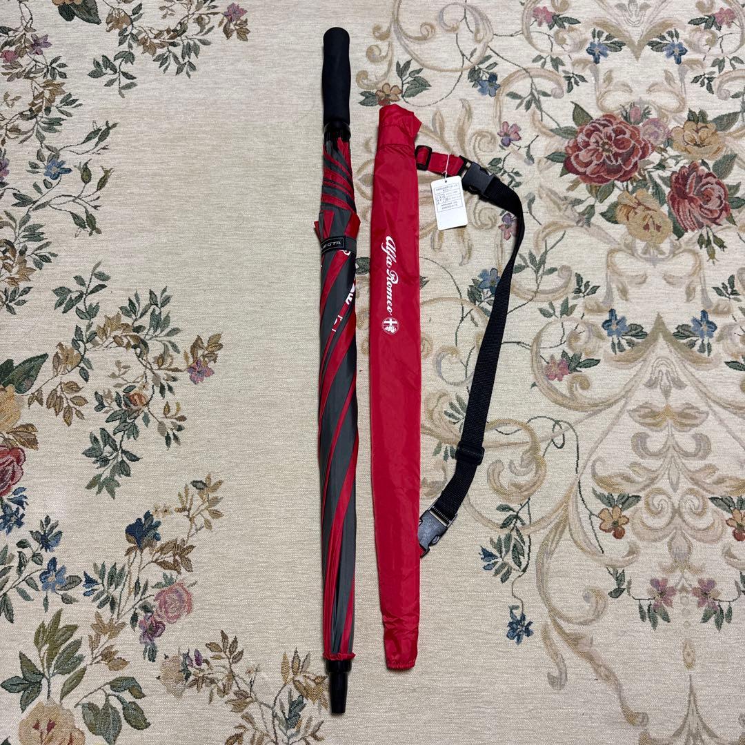 ★希少★新品未使用★アルファロメオ傘★サイズ65cm