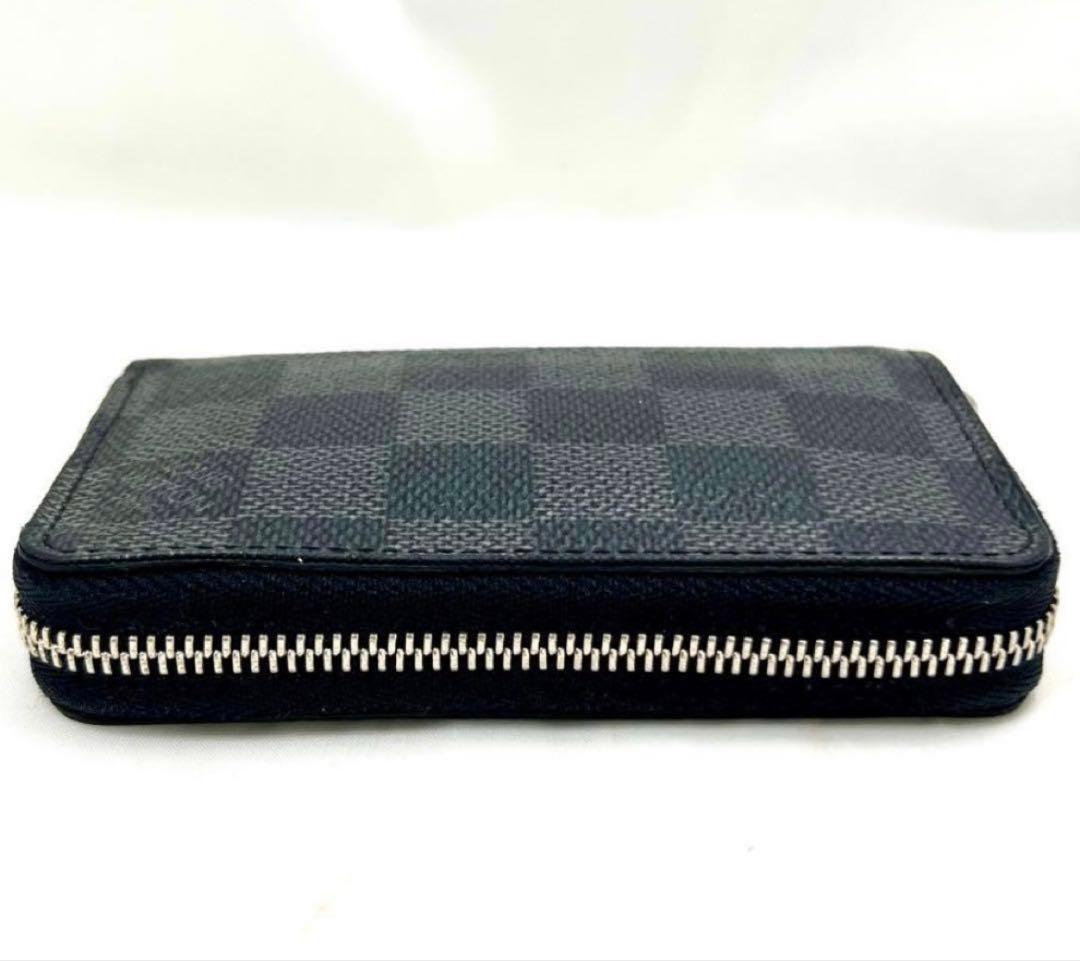 ルイヴィトン 財布 メンズ ケース ダミエ 黒 美品 N63076
