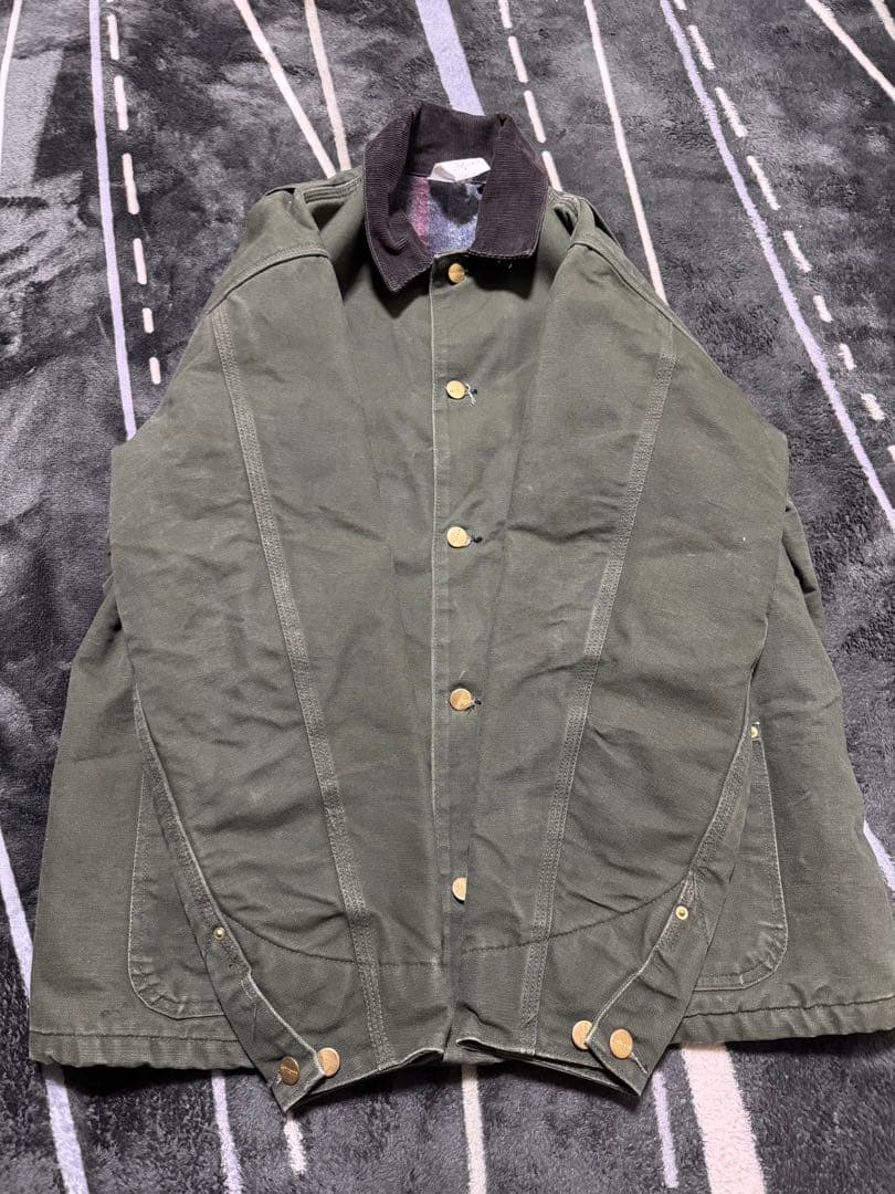 ‼️【USA製】 Vintage Carharttミシガンチョアコート Green