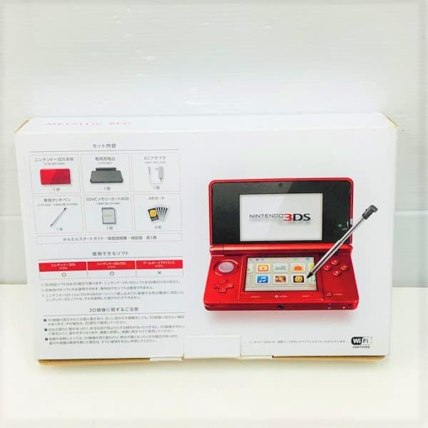 ★未使用品★極美品ニンテンドー3DSメタリックレッド【メーカー生産終了】訳