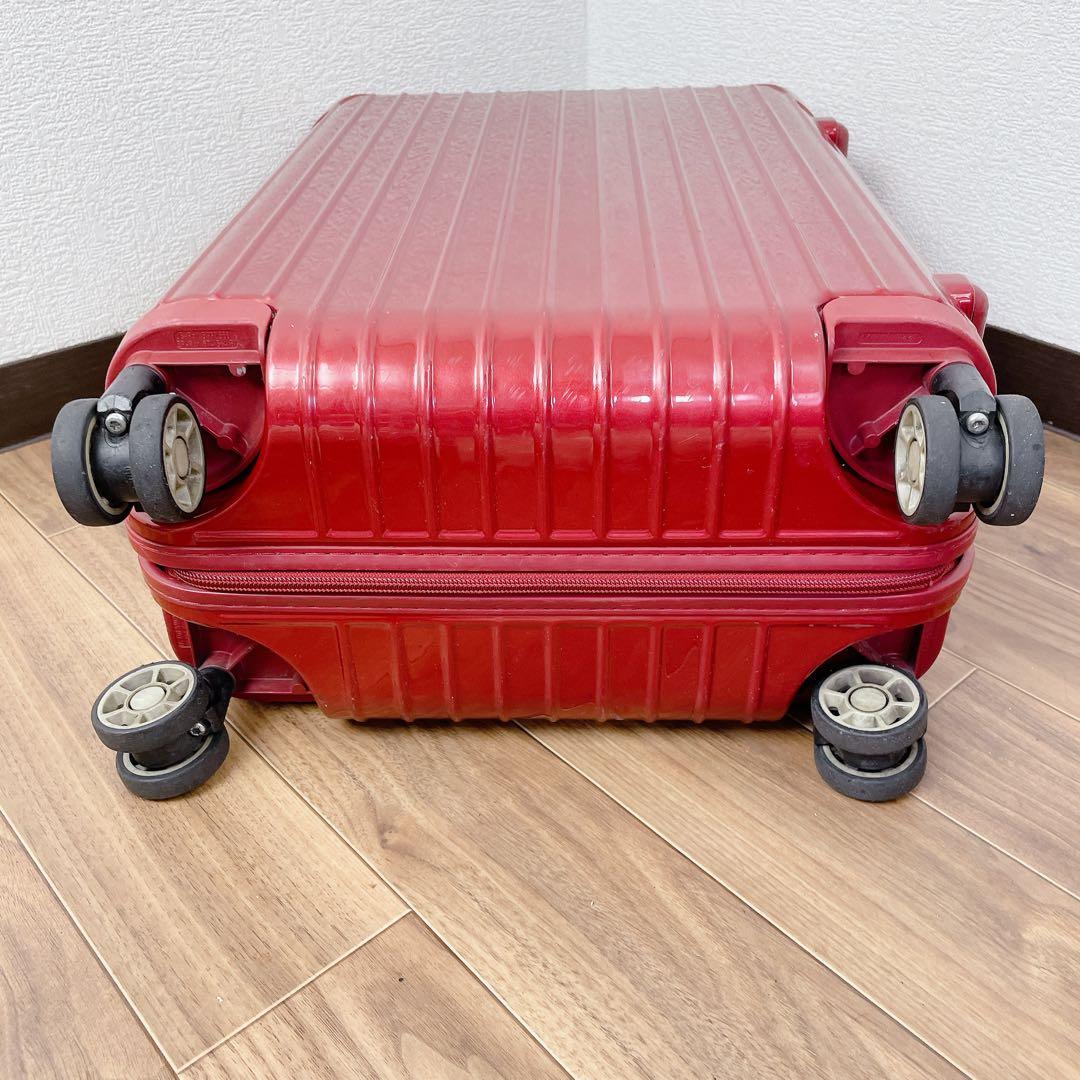 RIMOWA SALSA 873.52 スーツケース 4輪 TSA レッド