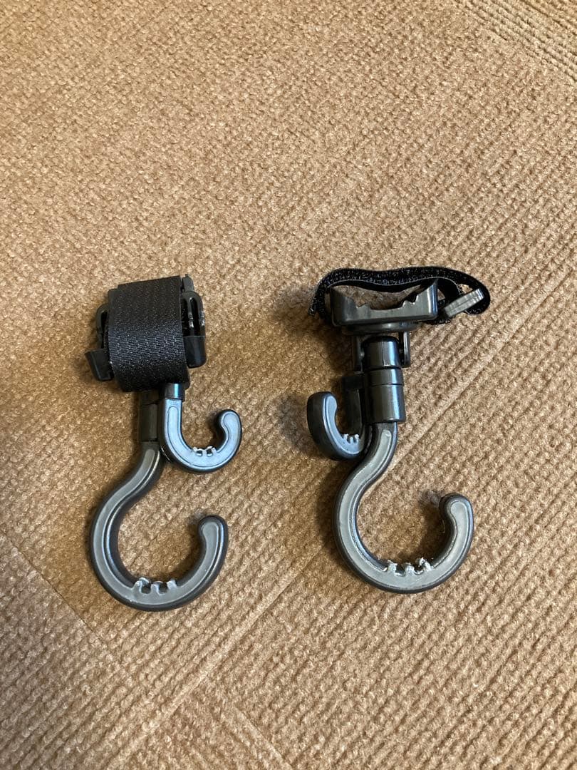 最終値下げ【使用回数少】シンコンパクトベビーカーβベータ雨カバー、フック付き