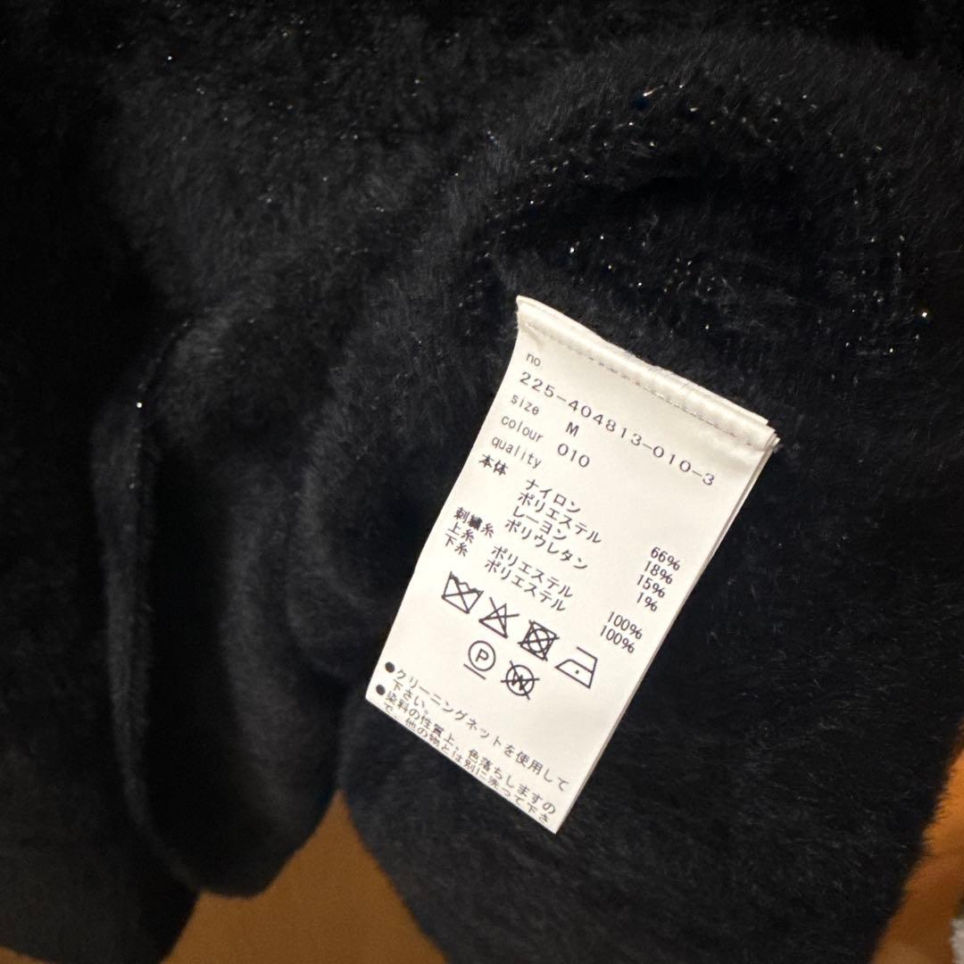 MARY QUANT オフショルリボンニット ワンピース（ブラック）新品