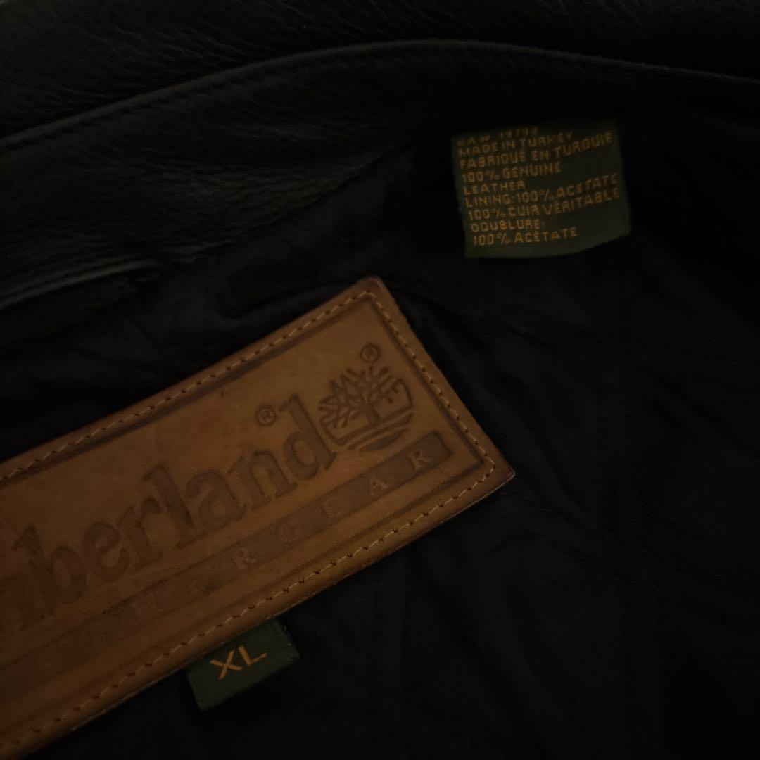 timberland レザー　カーコート