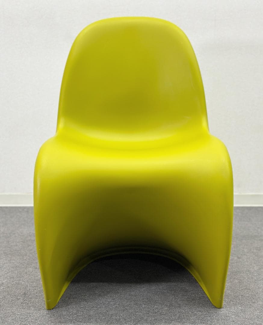 ■Vitra■パントンチェア　ポリプロピレン　廃盤色　黄緑　グリーン系　名作椅子