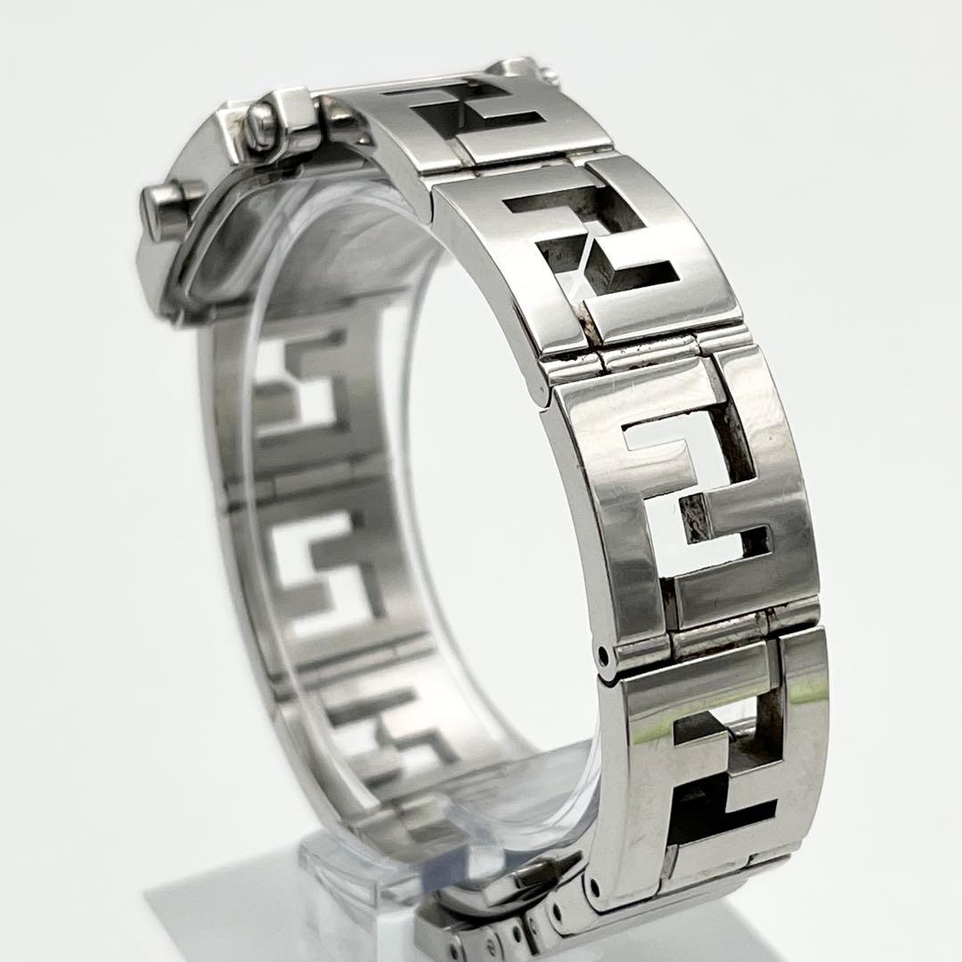 FENDI 6000L 腕時計 ブレスレット QZ スクエア オロロジ ズッカ柄