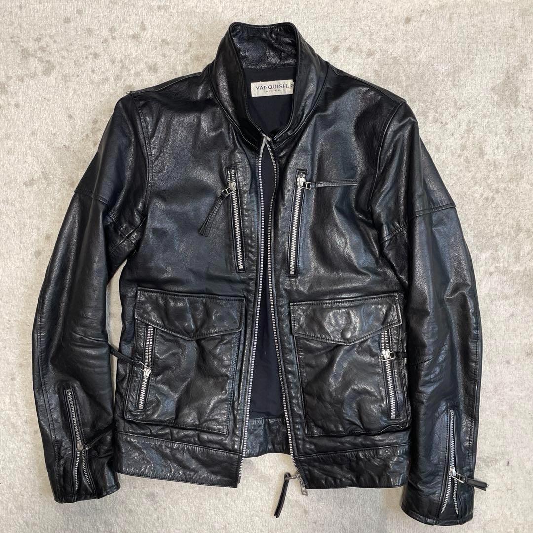 90s Archive ライダースジャケット　レザー　Y2K