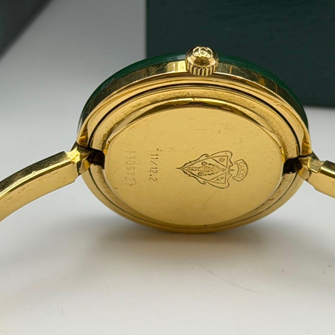 動作未確認　美品　グッチ　チェンジベゼル　ベゼル11個付 クォーツ　希少　箱説保