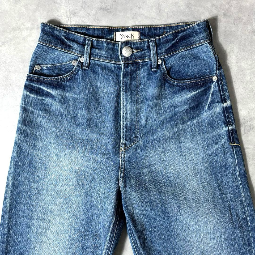 【極美品】YANUK ヤヌーク ボーイズストレート LEA サイズ25 HBL