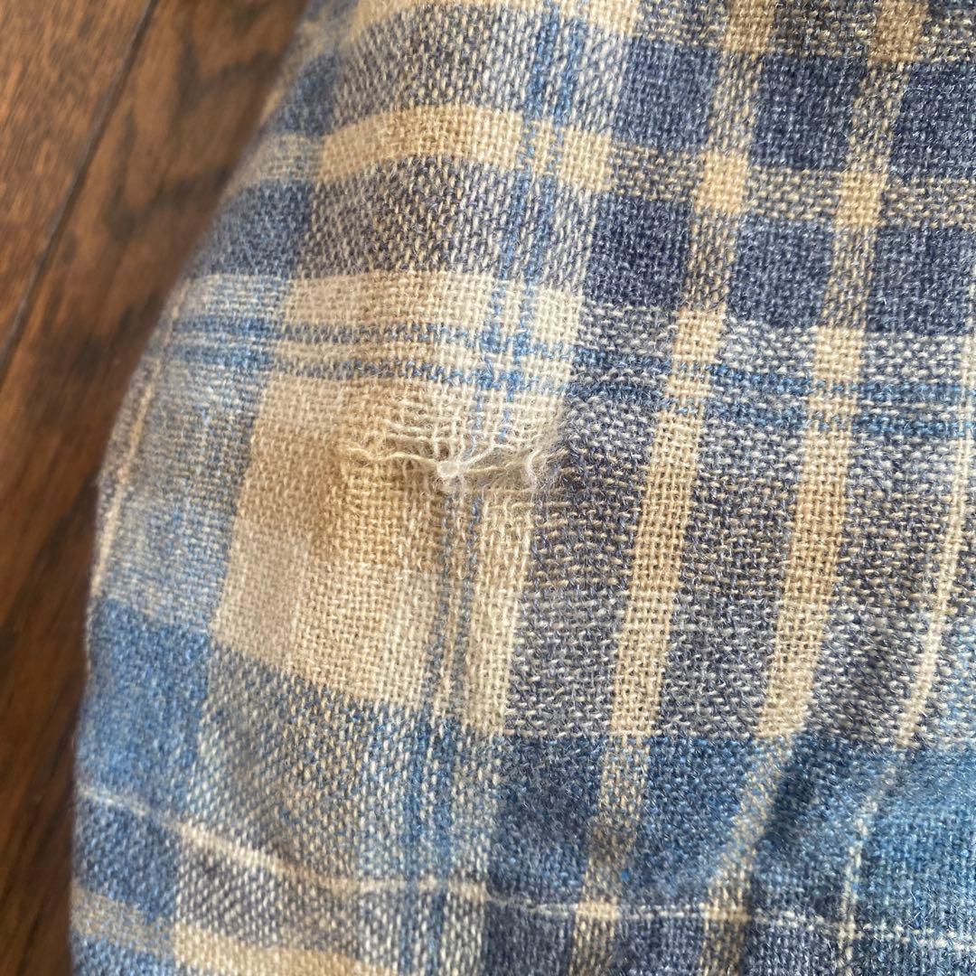 70s Pendleton オープンカラー ウール シャツ ペンドルトン