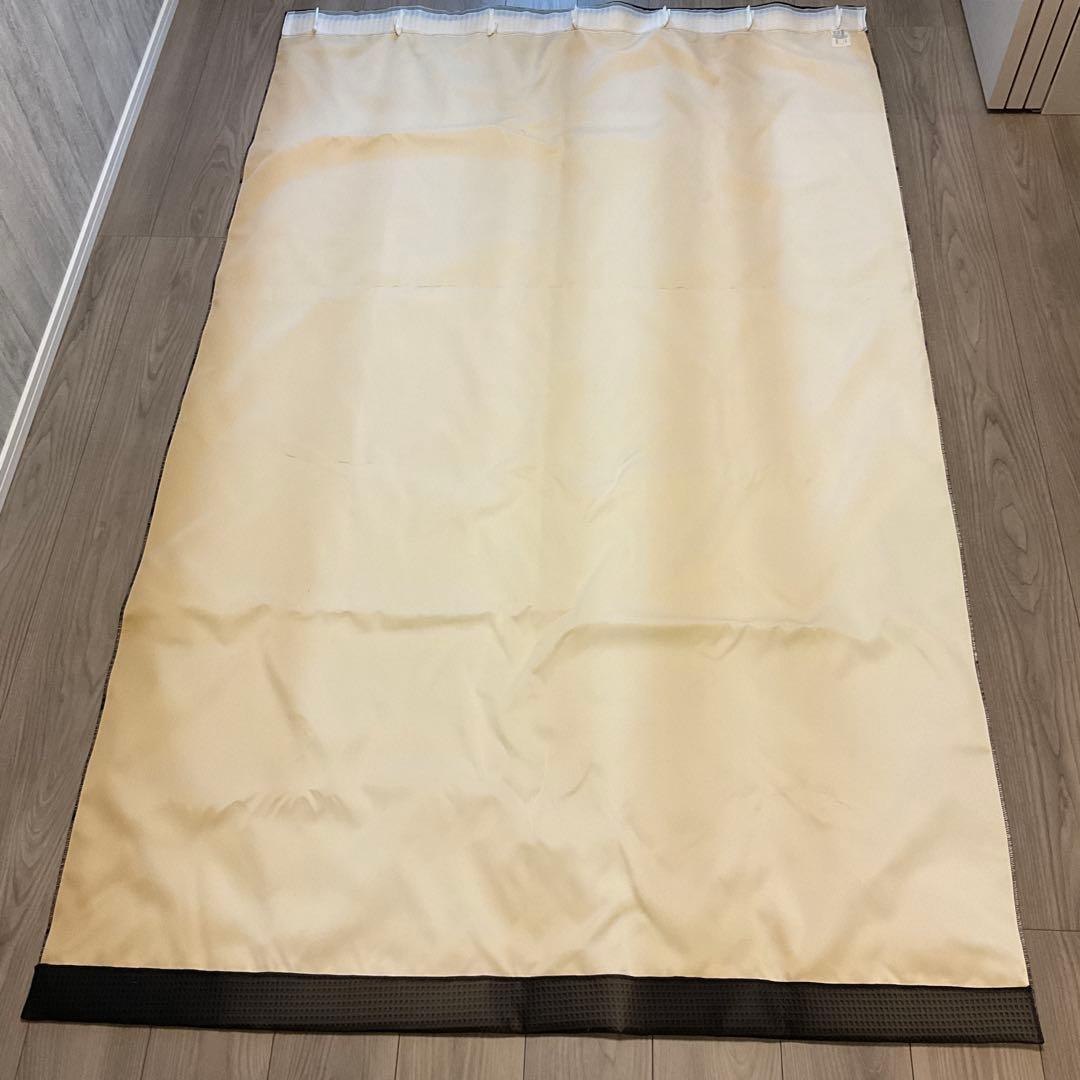 防音カーテン コーズ 110cm H 200cm 2枚 ブラック ピアリビング