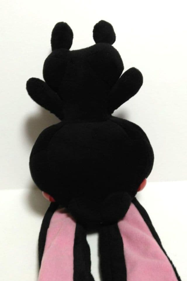 汎用うさぎ　デュアルペンポーチ　ブラック