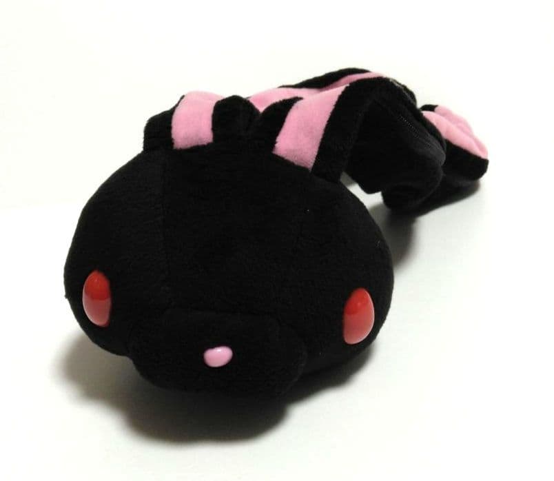 汎用うさぎ　デュアルペンポーチ　ブラック