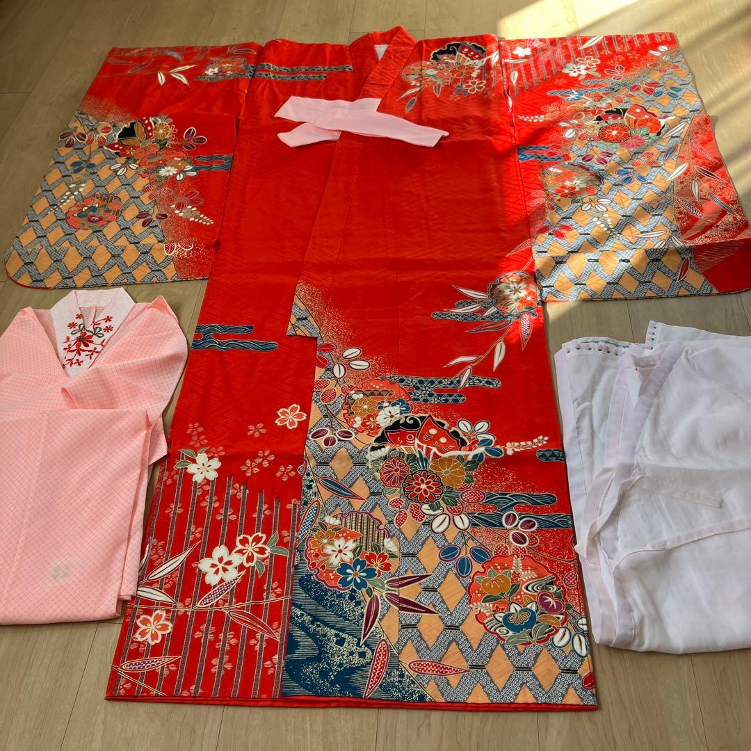 七五三　女の子 着物　　１２８cm