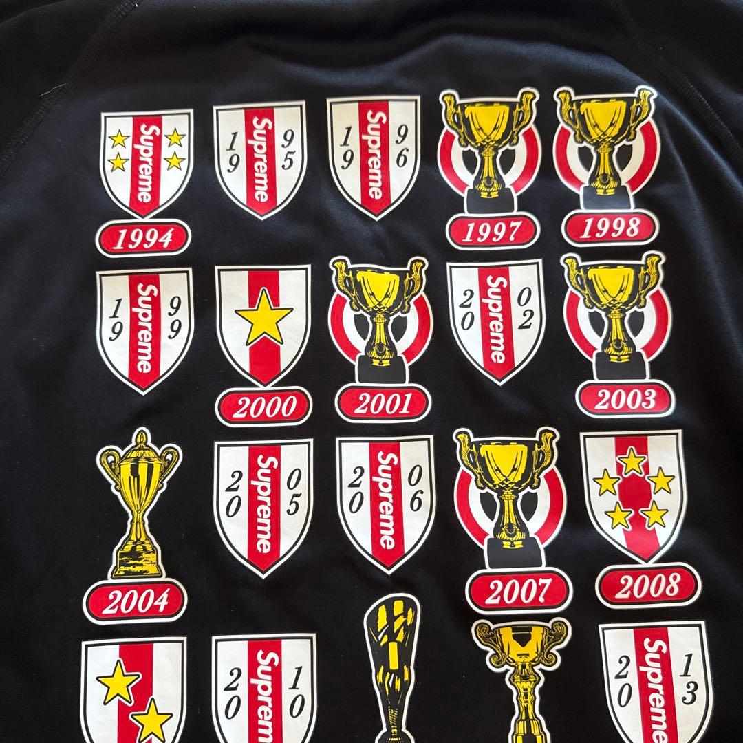 Supreme ブラック サッカージャージ