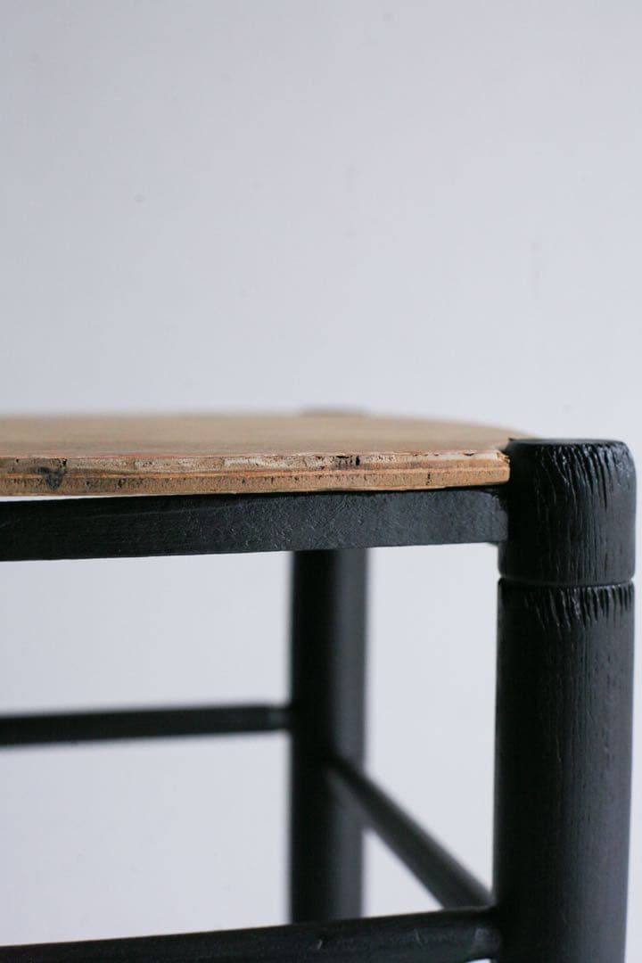 フランス　丸スツール　花台　展示台　ブロカント　丸椅子　古家具