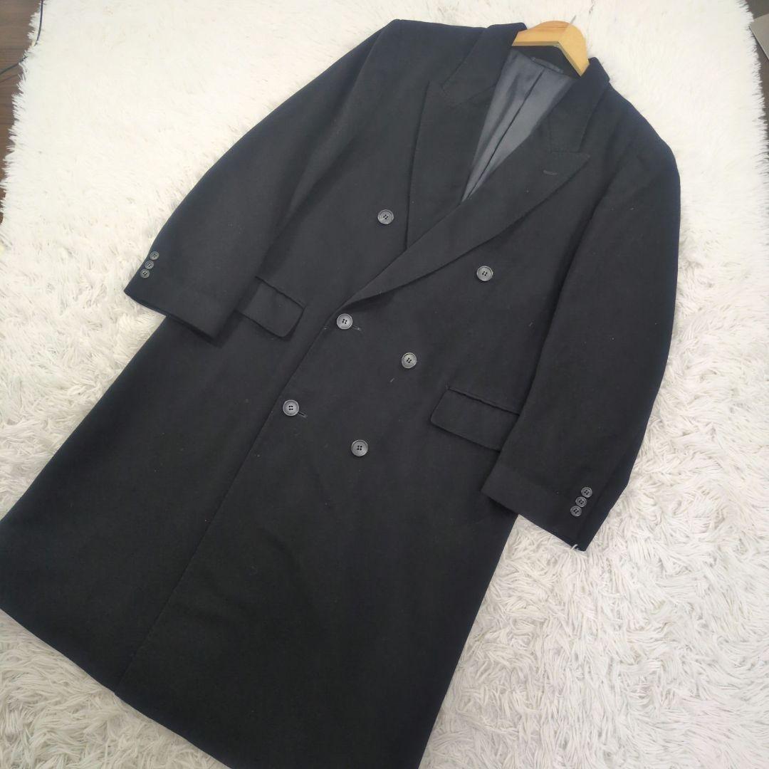 ✨️美品✨️カシミヤ100%　チェスターコート cashmere 　LL　ダブル