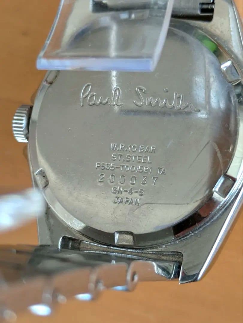 Paul Smith 　ファイブアイズ　クォーツ腕時計 シルバー新品電池　稼動品