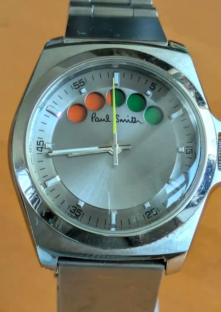 Paul Smith 　ファイブアイズ　クォーツ腕時計 シルバー新品電池　稼動品