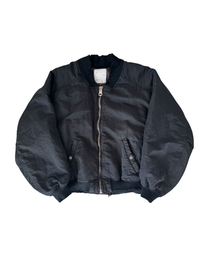 ジャケット・アウター ANCELLM FADED BOMBER JACKET Size1 Black