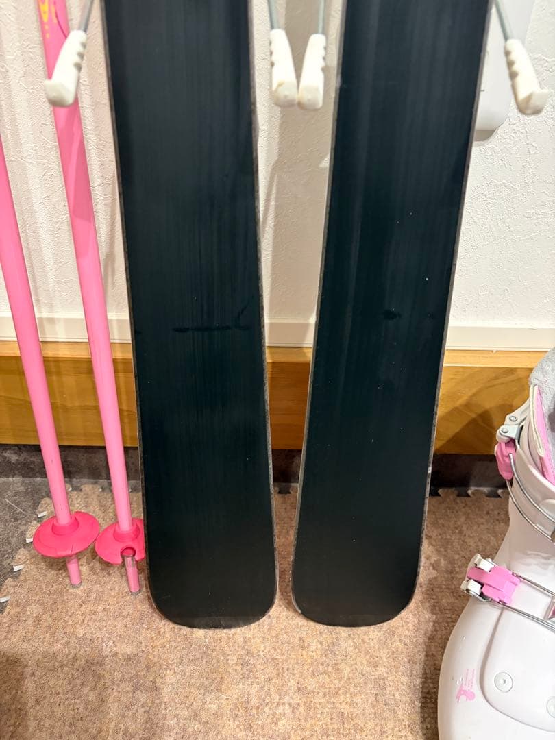 ★女の子用 4点セット メンテナンス.HOTWAX済★ salomon k2