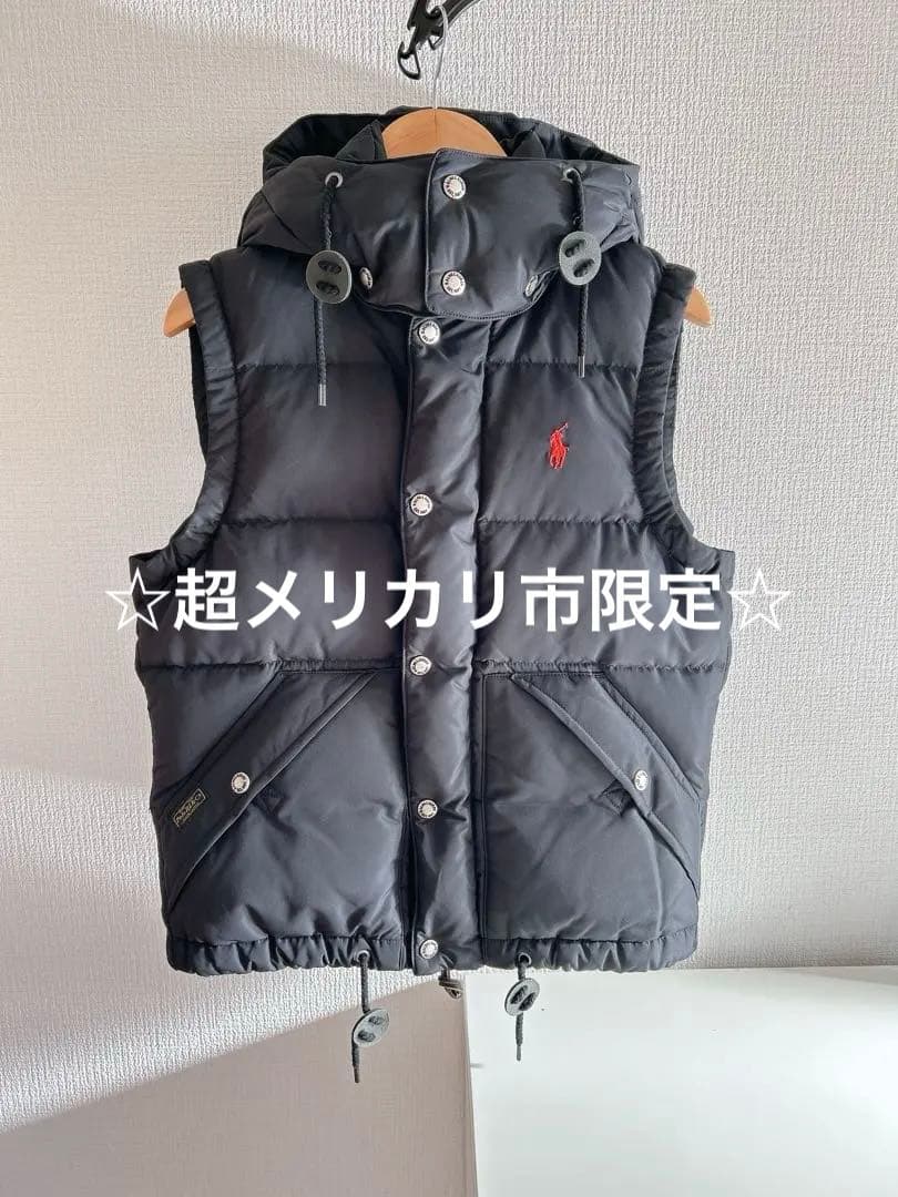 新品未使用 ポロラルフローレン ダウンベスト フード付き 2WAY仕様