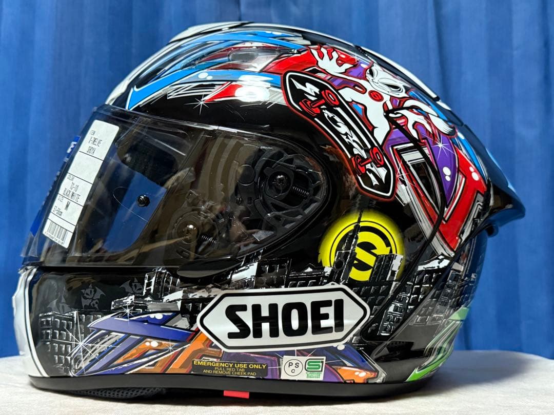 美品 SHOEI X-TWELVE X-12 SHOYA 富沢祥也 ヘルメット