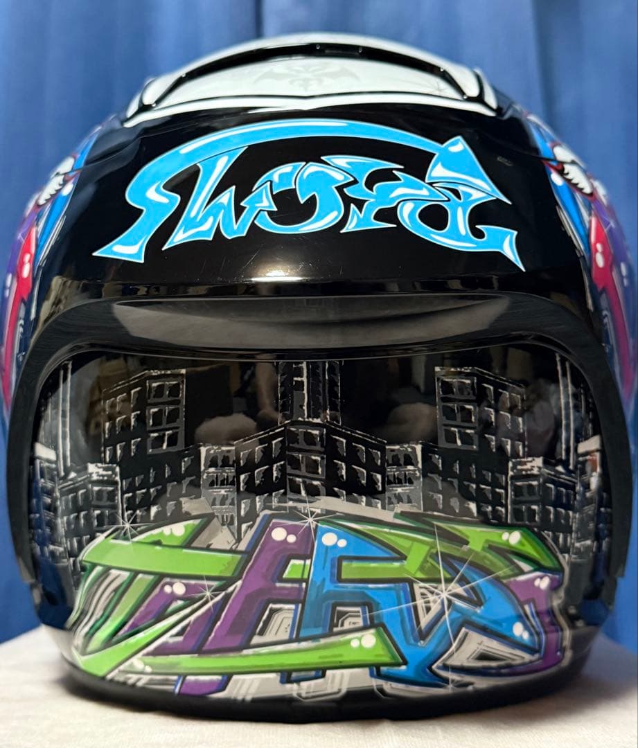 美品 SHOEI X-TWELVE X-12 SHOYA 富沢祥也 ヘルメット