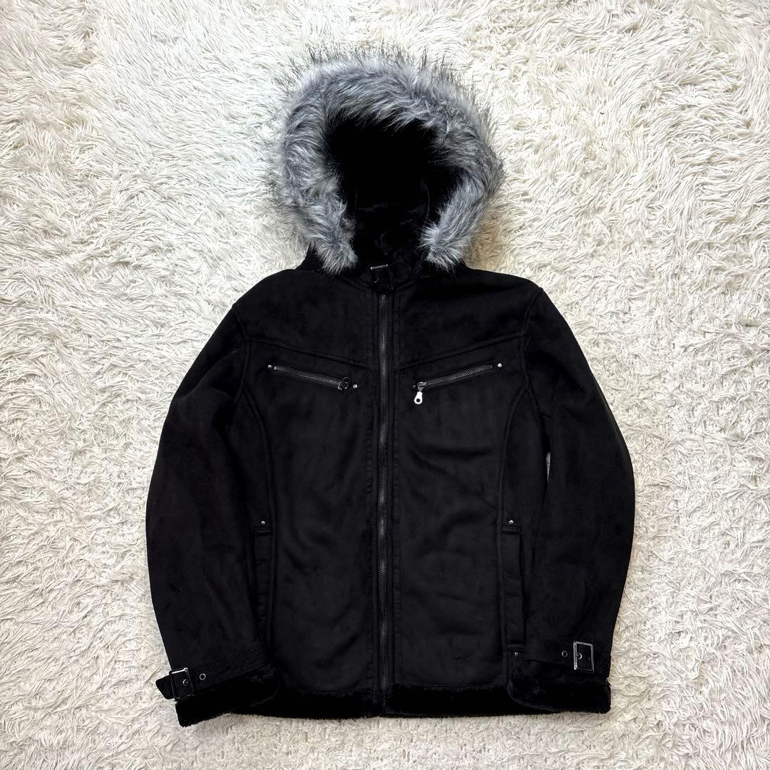 ジャケット・アウター 00s y2k ROUSHATTE fur mouton suede LL