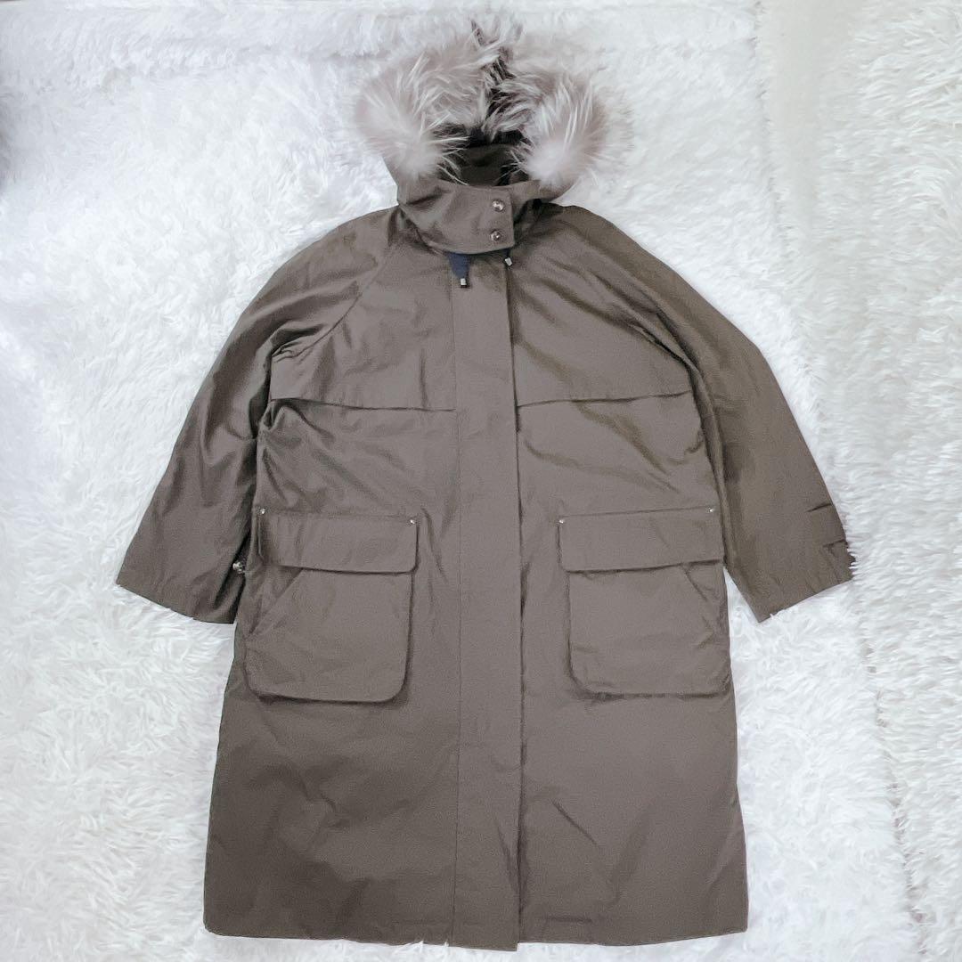 DAMA collection ダウン ライナー付 フォックスファー コート