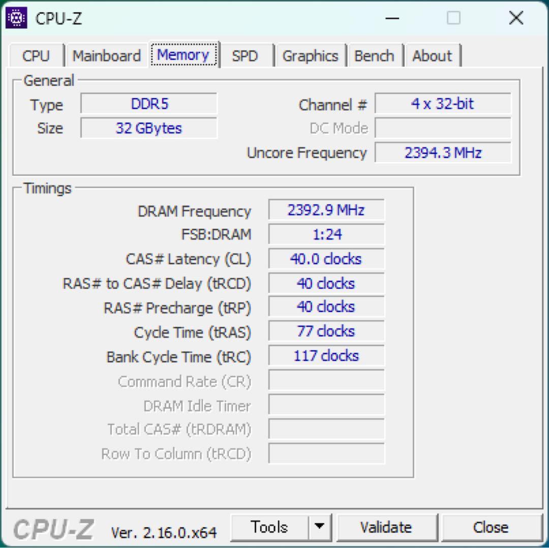 【MEM】G.SKILL DDR5 32GB RGB(16GBx2)【中古】