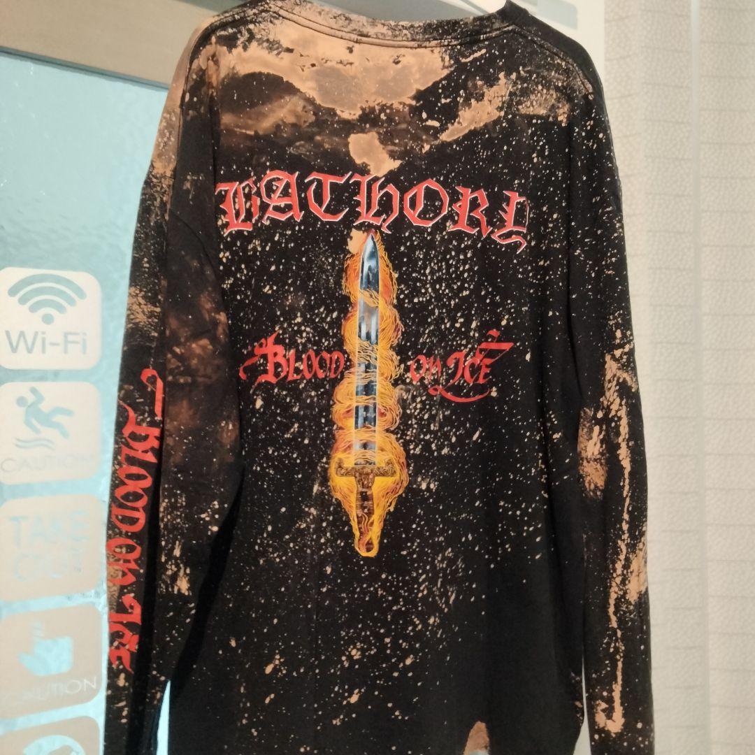 レア　BATHORY Blood On Ice ロングTシャツ　シングルステッチ