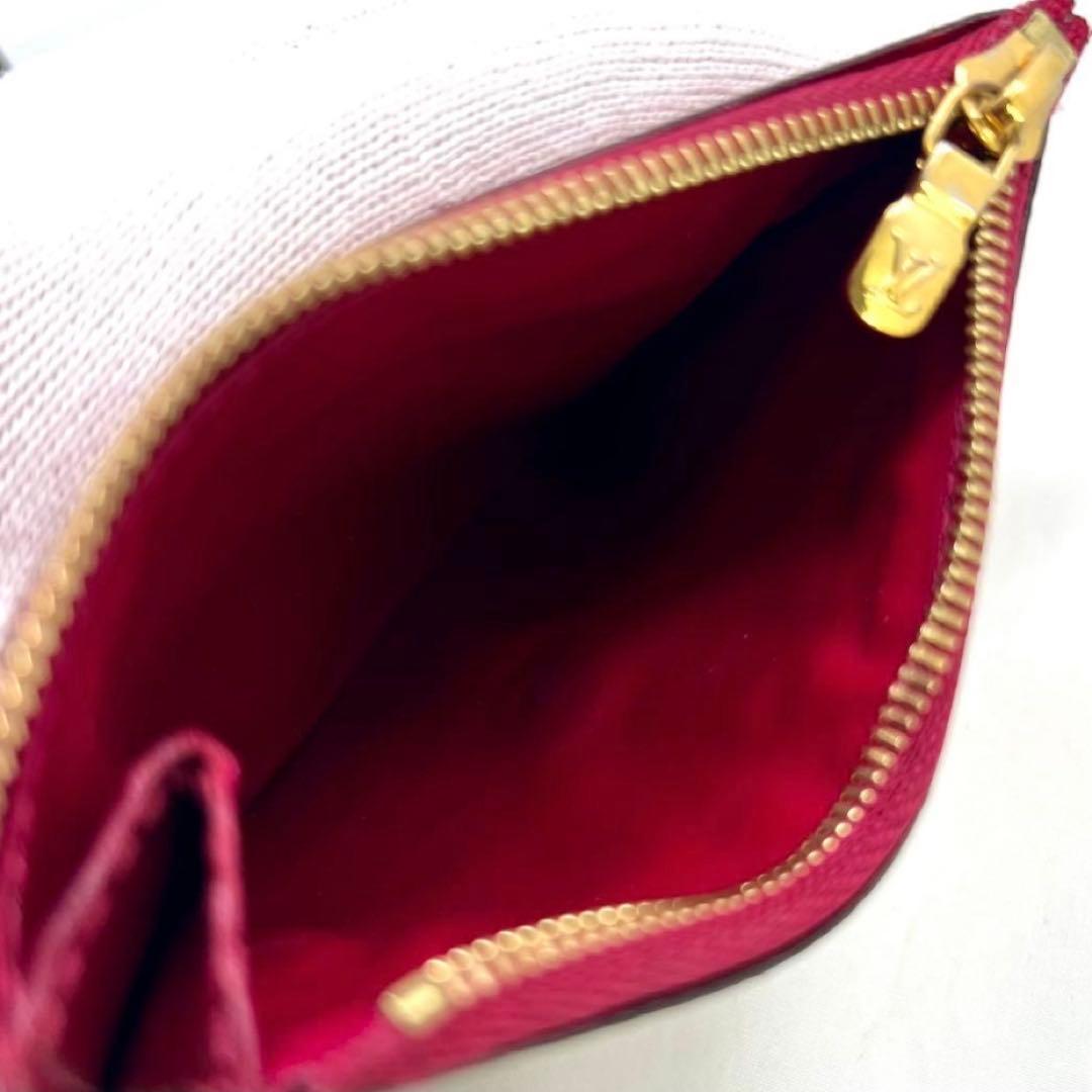ルイヴィトン モノグラム ポルトフォイユ アリアンヌ フューシャ M62036