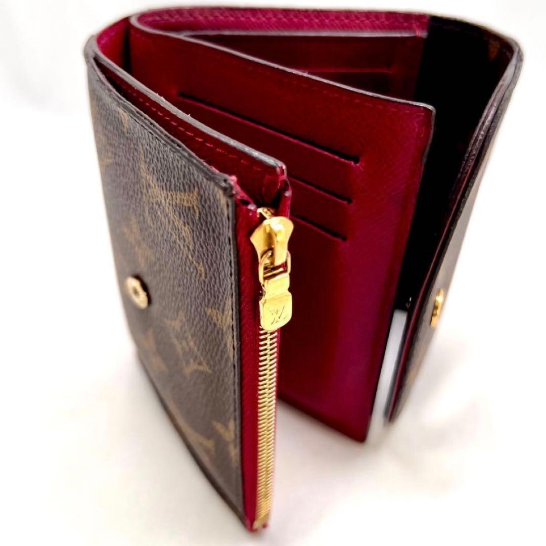 ルイヴィトン モノグラム ポルトフォイユ アリアンヌ フューシャ M62036